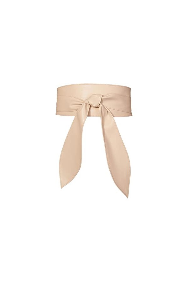 LumiSyne Ceinture Obi Pour Femme Vintage Ceinture Cinch Large Cuir PU Doux Ceinture Enveloppante Ceinture Large Nouée Ceintur