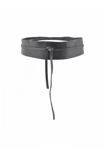 PIECES PCVIBS Leather TIE Waist Belt Noos Ceinture à Nouer, Castlerock, 80 Femme
