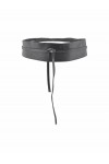 PIECES PCVIBS Leather TIE Waist Belt Noos Ceinture à Nouer, Castlerock, 80 Femme