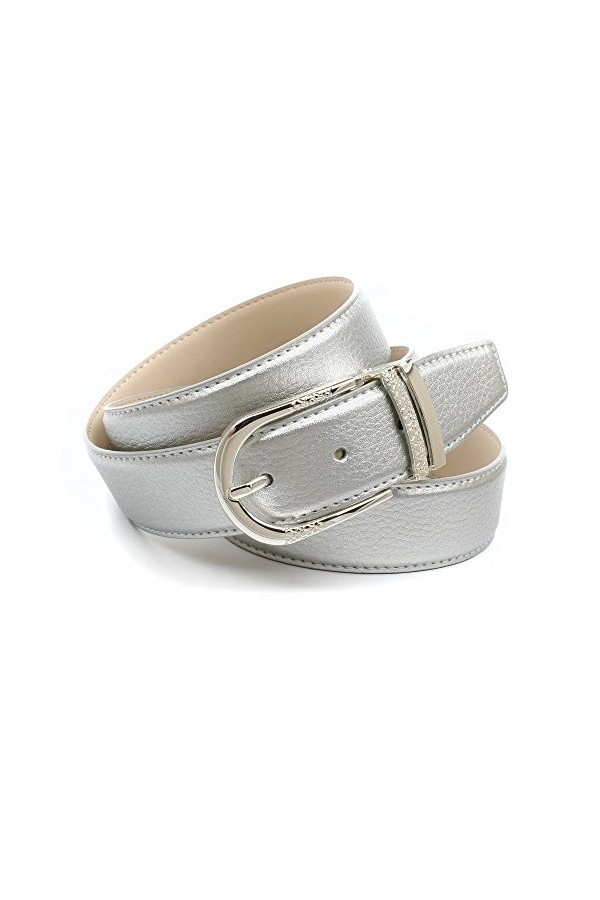 Anthoni Crown A13WTS Ceinture, Argenté Silber 015 , 105 Femme