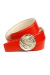 Anthoni Crown A4SNT60 Ceinture, Rot Perlmutt Silber 060 , 110 cm Femme