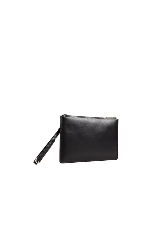 Ted Baker Pasliy Pochette en daim noir avec dragonne amovible, Noir , One Size