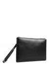 Ted Baker Pasliy Pochette en daim noir avec dragonne amovible, Noir , One Size