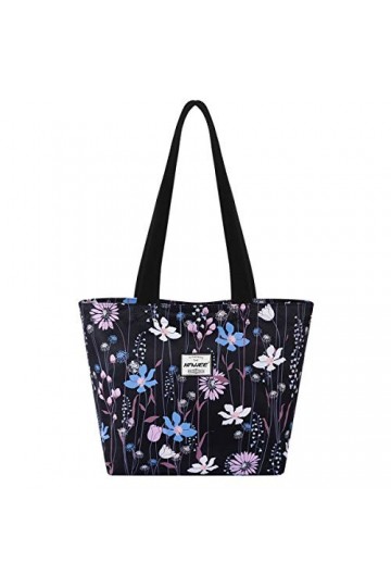 HAWEE Mode Femme Sac à Bandoulière avec Zip Grande Capacité Sac Dépaule Imperméable Léger Sac Fourre-Tout Loisir Sac à Provi