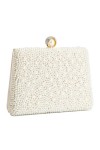 BAIGIO Sac de Pochette de Soirée Perlé pour Femmes Sac à main Ladies Pearl pour le Banquet Nuptial de la Fête de bal de Maria