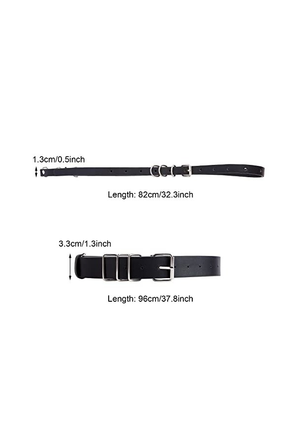 AMIJOUX Harnais en Cuir Ceinture Corporelle, Corps Poitrine Sangles Punk Ceinture, Punk Poitrine Ceinture Corps Chaîne Maigre