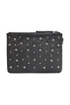 MiTASCH Schearz Pochette en cuir pour femme, Noir , 22 X 16.5 X 0.5 CM