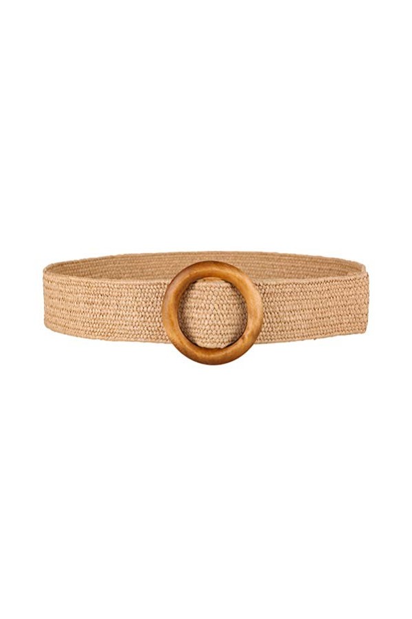 Ceinture Tendycoco pour femme en paille tissée Accessoire pour femme Jeans Robe Pantalon