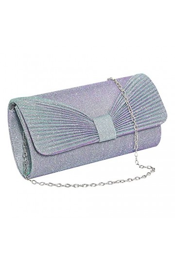 Naimo Pochette pour femme sac de soirée avec nœud sac à bandoulière élégant sac à main petite pochette pour mariage bal fête,