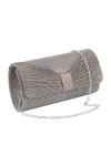 Naimo Pochette pour femme sac de soirée avec nœud sac à bandoulière élégant sac à main petite pochette pour mariage bal fête,