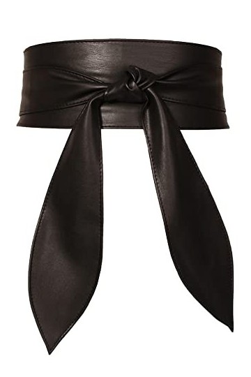 Maeau Ceinture Large Simili Cuir Femme Rose Ceinture Obi pour Femme Fille Ceinture Large en Cuir pour Robe Grande Taille Vint