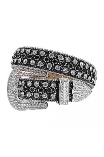 kawehiop Montrez votre style avec une ceinture en strass - Pour les concerts et lusure quotidienne Ceinture en strass Wester