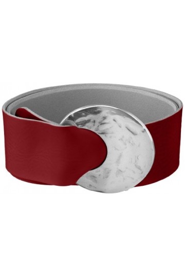 MGM - Ceinture Femme - London, 5427 - Rouge rot - FR : 95 Taille fabricant : 95 cm 