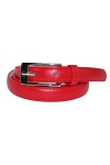 CTM Ceinture en cuir pour femme - Rose - Small