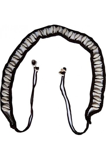 KVR Ceinture de taille ethnique rustique pour la Saint-Valentin avec perles de verre, 103-2 cm, 7 Twist, taille unique