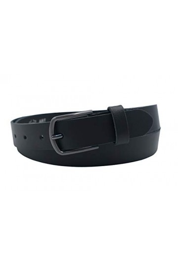 NK Belt GmbH Ceinture en cuir pour femme - Noir - 3 cm - M-01 - Noir - Small