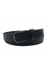 NK Belt GmbH Ceinture en cuir pour femme - Noir - 3 cm - M-01 - Noir - Small