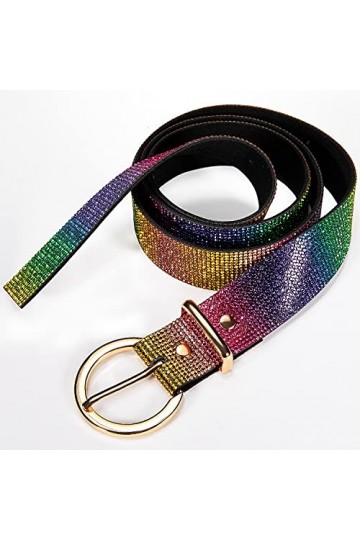 Dubulle Ceintures pour femmes strass cristal Sash mariage vintage perle ceinture robe sexy filles chaîne de taille 105 cm Bli