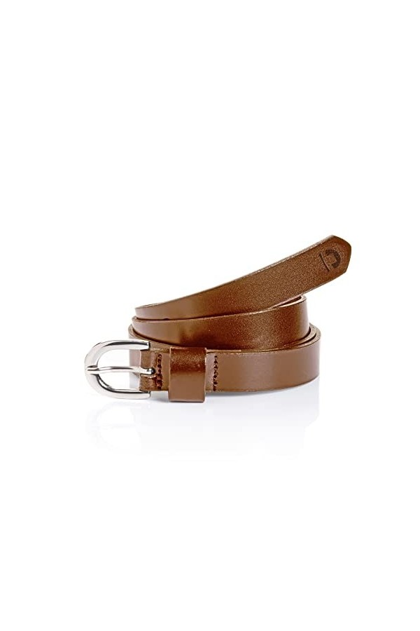 TOM TAILOR Denim Ttdpaula Ceinture, Marron Clair, 80 cm Femme