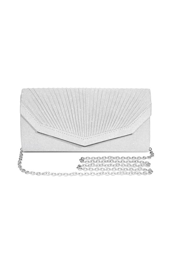 BAICLES Pochettes et Clutches Femme, Sac de Soirée, Pochette Doree Mariage, Sac à Main pour Fete, Voyage, Boule