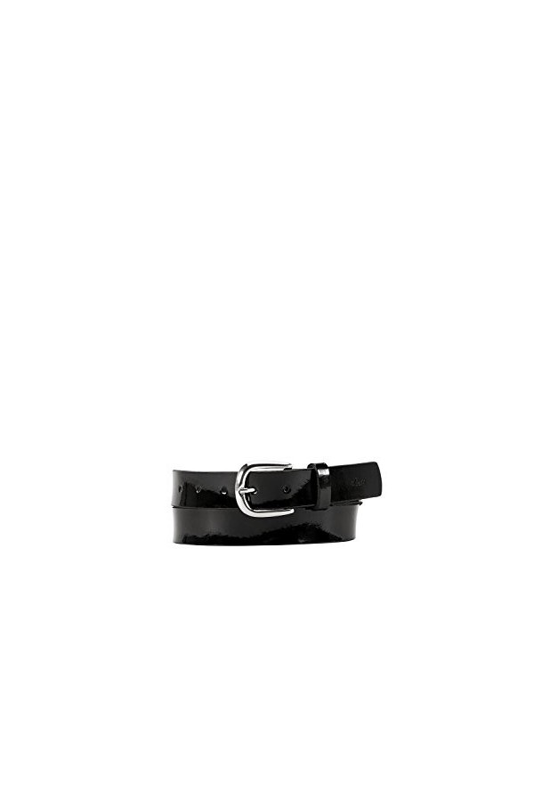 s.Oliver 38.899.95.3663 Ceinture, Noir 9999 , Taille du Fabricant:90 Femme