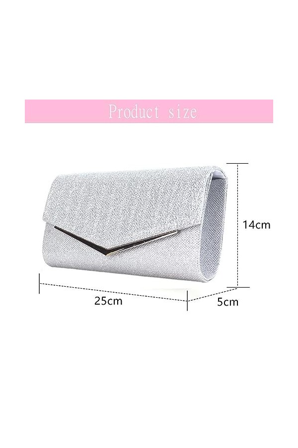 OCDSLYGB Pochette Soiree Femme, Pochette Sac a Main Femme pour Mariage Ceremonie, Pochette Sac de Soirée Femme,Pochettes et C