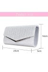 OCDSLYGB Pochette Soiree Femme, Pochette Sac a Main Femme pour Mariage Ceremonie, Pochette Sac de Soirée Femme,Pochettes et C