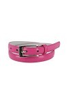 CTM Ceinture en cuir pour femme - Rose - Small