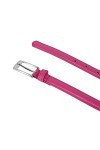 CTM Ceinture en cuir pour femme - Rose - Small