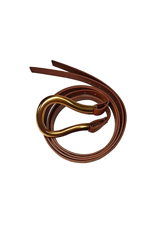 Ceinture en fer à cheval pour femme,ceinture en forme de fer à cheval à la mode rétro pour manteau