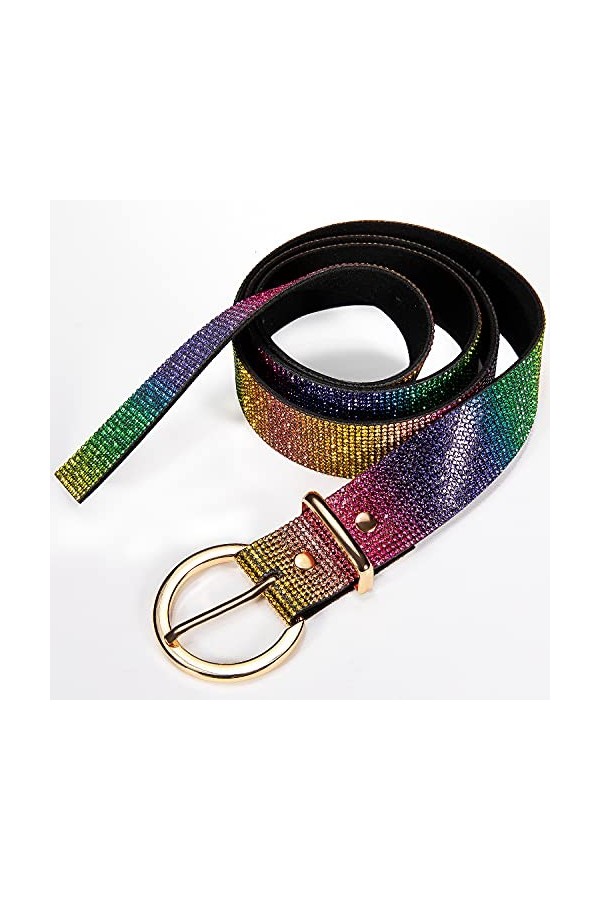 Dubulle Ceintures pour femmes strass cristal Sash mariage vintage perle ceinture robe sexy filles chaîne de taille 105 cm Bli