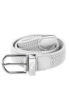 Surprizeshop Ceinture en toile tissée super extensible | Émaillé à la main sur la boucle | Ceinture de golf pour femme | Tail
