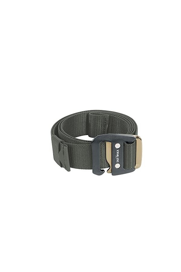 Tatonka Ceinture élastique de 38 mm Mixte, Gris/Olive, 125 x 3,8 cm