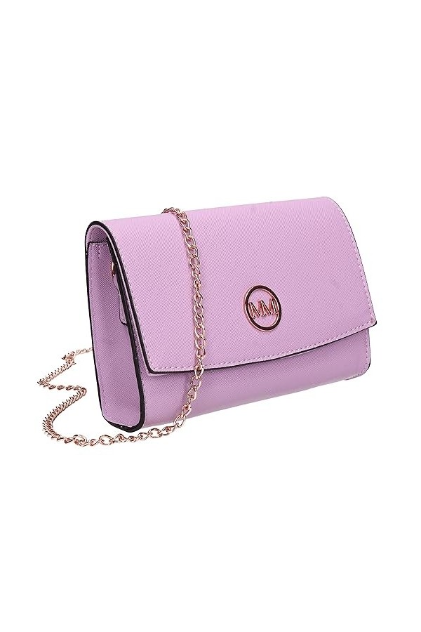 SwankySwans Clara Pochette en cuir vegan pour femme, blanc, One Size