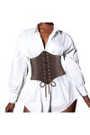 Creaght Ceinture pour femmes larges Corset élastiques ceintures pour guêpes ceintures en cuir ceintures pour femmes robes