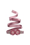 CHIC DIARY Ceinture pour femme - Ceinture de mariée - Ceinture de mariée avec fleurs en strass - Ceinture pour demoiselle dh