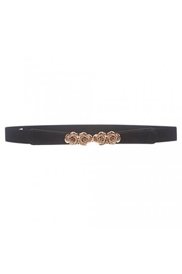beltiscool Ceinture - Femme - Noir - taille unique: 26" - 40"
