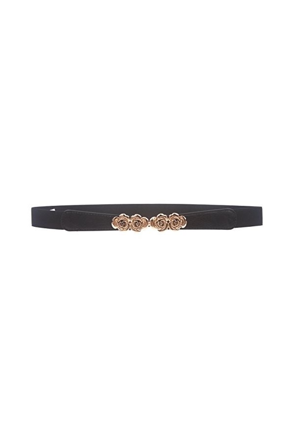 beltiscool Ceinture - Femme - Noir - taille unique: 26" - 40"