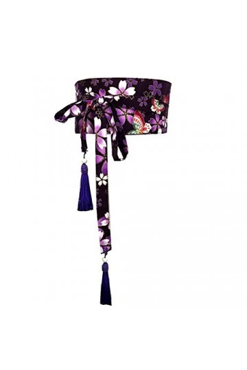 Fancy Pumpkin Ceinture de grue Yukata Kimono japonais Obi Harajuku Ceinture-E1