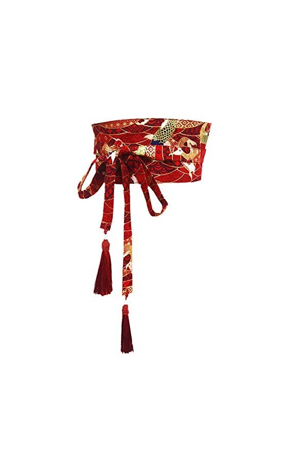 Fancy Pumpkin Ceinture de grue Yukata Kimono japonais Obi Harajuku Ceinture-E1