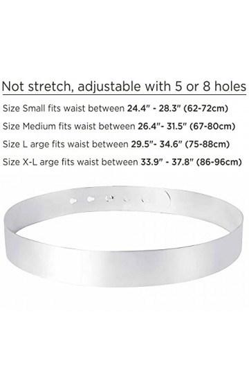 BABEYOND Ceinture de Robe en Métal Ceinture de Robe Mariée Courroie Métal Ceinture Mince Ceinture Élégant pour Robe Décoratio