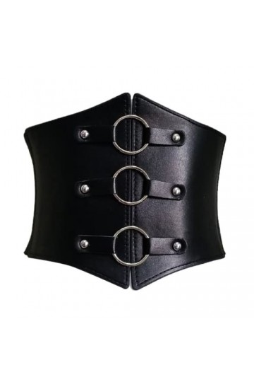 CHENGZI Longueur 85/105 cm, largeur 11,8 cm, ceinture élastique en cuir synthétique pour femme, O-85, 85/105CM