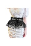 RDWESZOD Femmes dentelle élastique large ceinture élastique large taille robe ceinture, ceinture élastique Vintage ceinture 