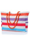 MULTIONS Sac de plage, sac de plage imperméable pour femme avec fermeture éclair, sac fourre-tout de plage dété avec poches,
