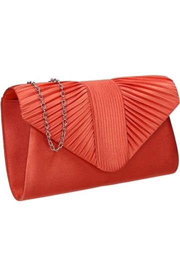 SwankySwans Sophie Pochette en satin pour femme, Vert, One Size