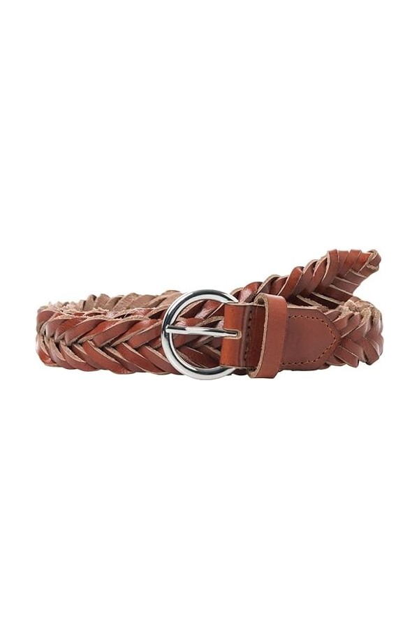 BRAX Ceinture en Cuir pour Femme, Cognac, 80 cm