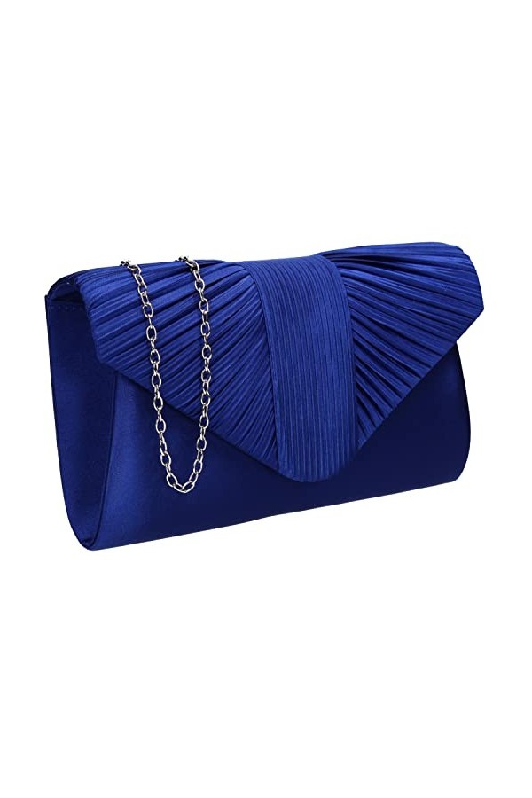 SwankySwans Sophie Pochette en satin pour femme, Vert, One Size