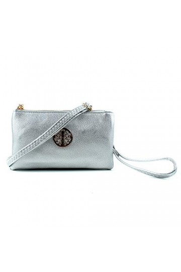 Aossta , Pochette pour femme - argent - Silver,