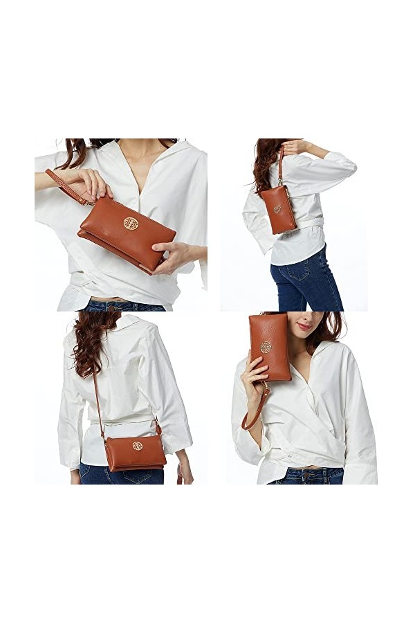 Aossta , Pochette pour femme - argent - Silver,