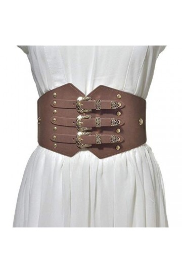 Black Sugar Serre Taille Ceinture Femme Fille Large Punk Rock Gothique Noir Marron Steampunk Pink Victorien Médiéval Bronze A